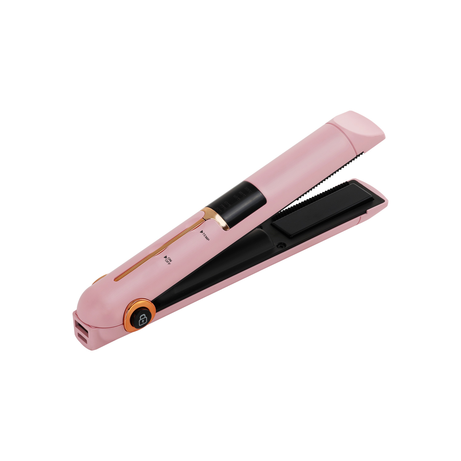 205C High Temperature Hair Styling Tools Mini Cordless Flat Iron