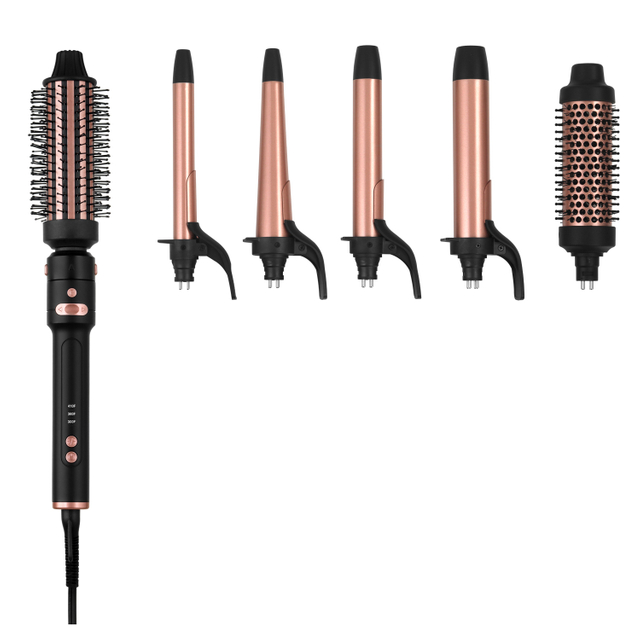 Auto Interchangeable Curling Iron Hair Tongs Rotating Hair Curler Set Multi Function Professional Automatic Rotating Hair Curler