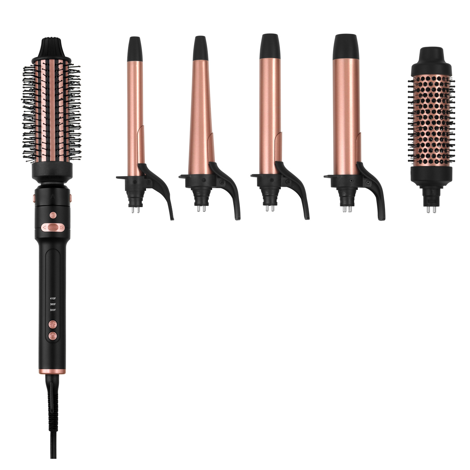 Auto Interchangeable Curling Iron Hair Tongs Rotating Hair Curler Set Multi Function Professional Automatic Rotating Hair Curler