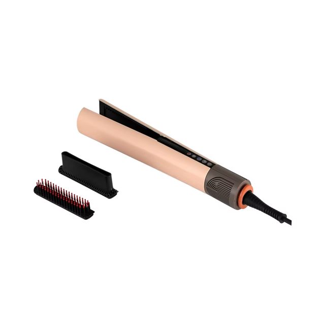  3-IN-1 BLDC Motor Salon Hair Dryer Styler 1600W High-Speed Ionic Straightener Foldable Handle Household