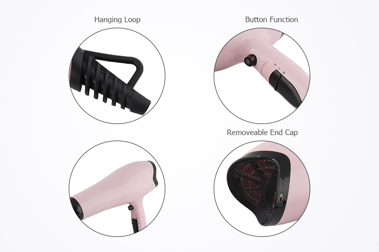 household use DC motor hair dryer 