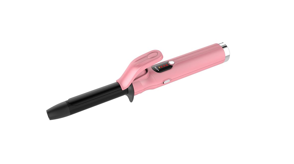 USB portable rechargeable hair curler ceramic, wireless hair curlers 