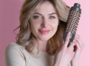 1 1/2 Inch Ionic Heated Round Brush Creates Blowout Look Thermal Brush