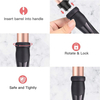 5 in 1 Ceramic Curling Iron Wand Set 5 Ceramic Barrels Magic Curling Iron Set for All Hair Types